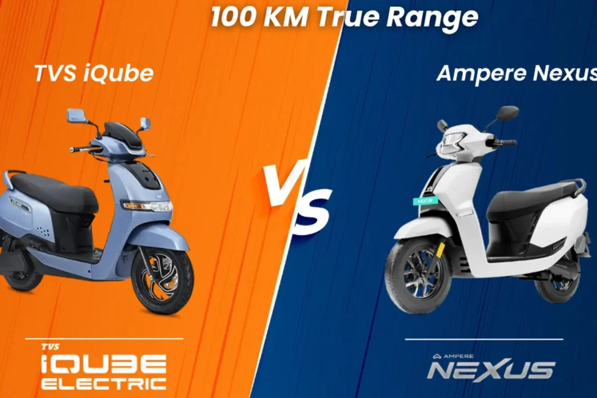 Ultimate Showdown: Best 100km Range EV Scooters on Budget – Ampere Nexus vs. TVS iQube (2025 Guide)