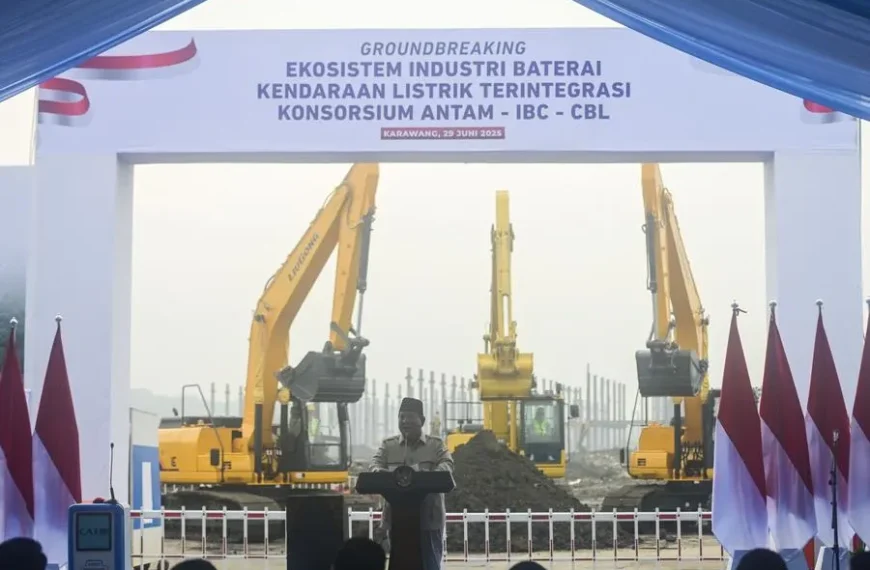 Indonesia launches colossal EV battery…