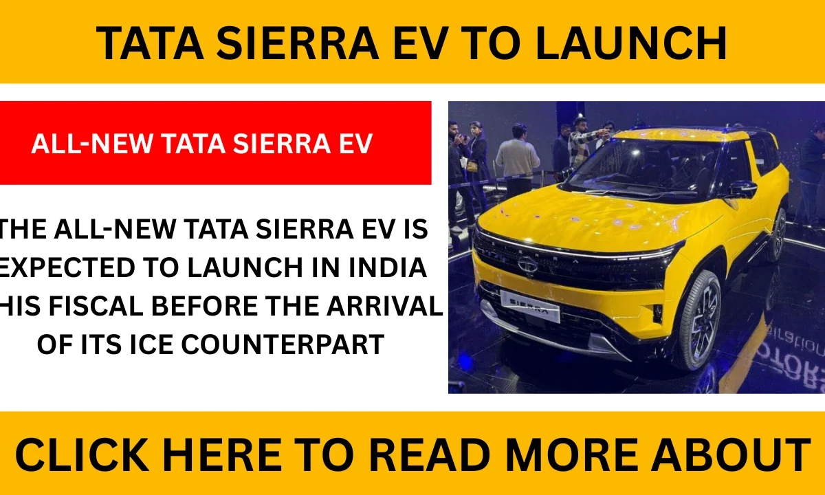 All-New Tata Sierra EV To Launch Before The ICE Model – Key Details Unveiled