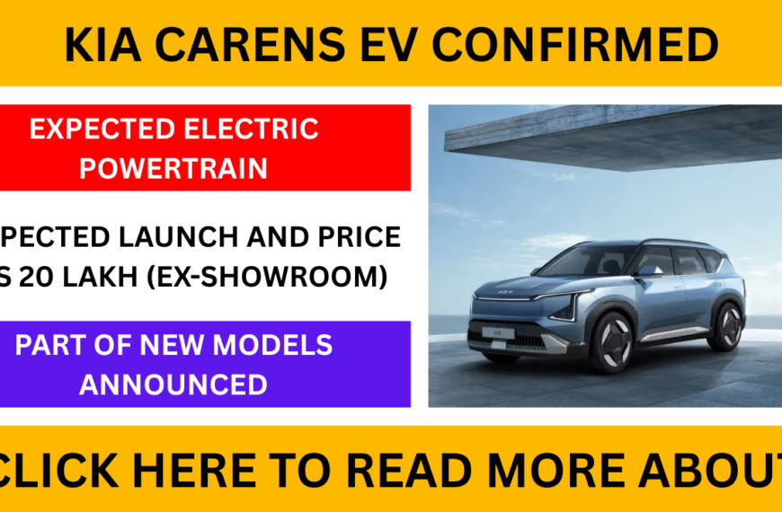 Confirmed: Kia Carens EV Set…