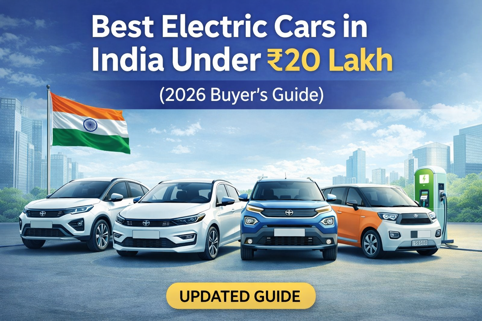 Electric Cars in India Under 20 Lakh